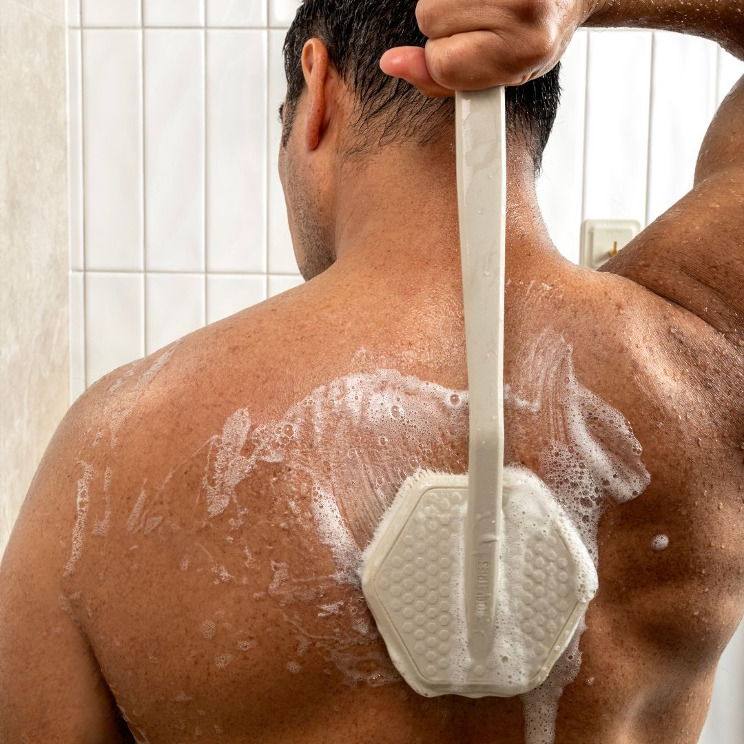 Back Scrubber & Hook Sand