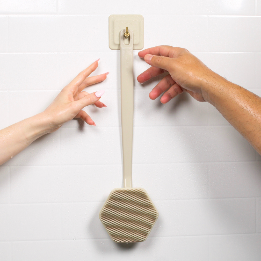 Back Scrubber & Hook Sand