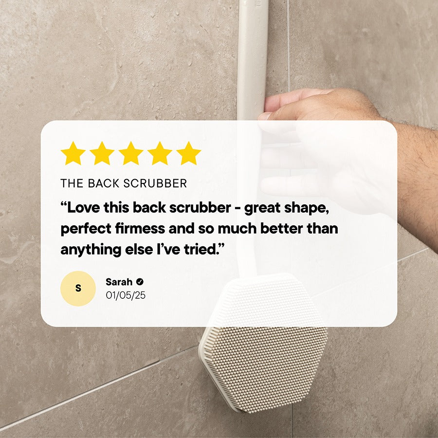 Back Scrubber & Hook Sand