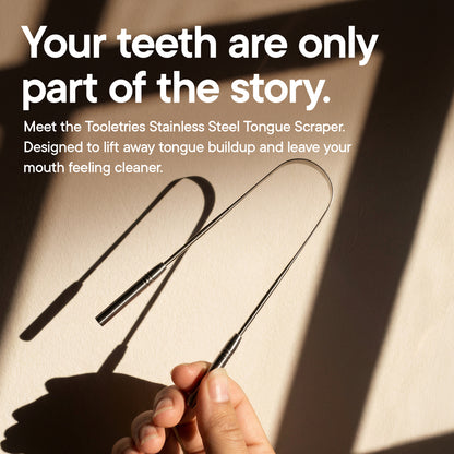 Stainless Steel Tongue Scraper (2 Pack)