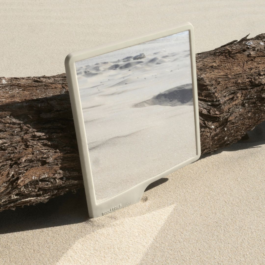 The Oliver Shower Mirror Sand