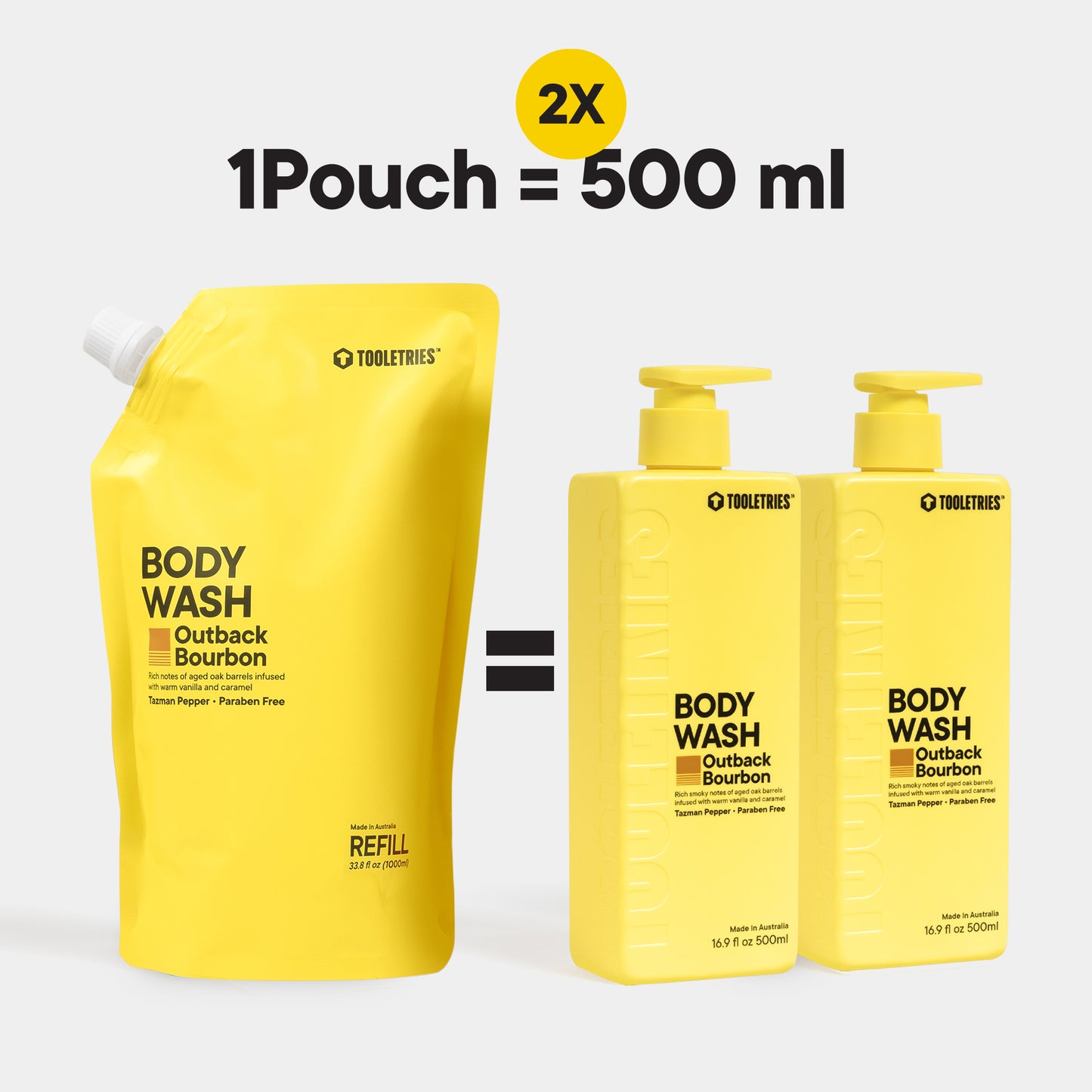 Body Wash Refill - Outback Bourbon