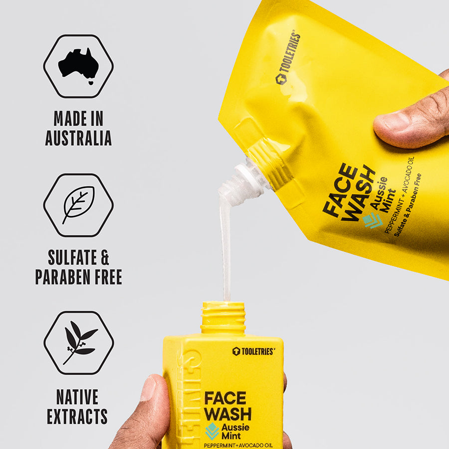 300ml Refill - Face Wash - Aussie Mint