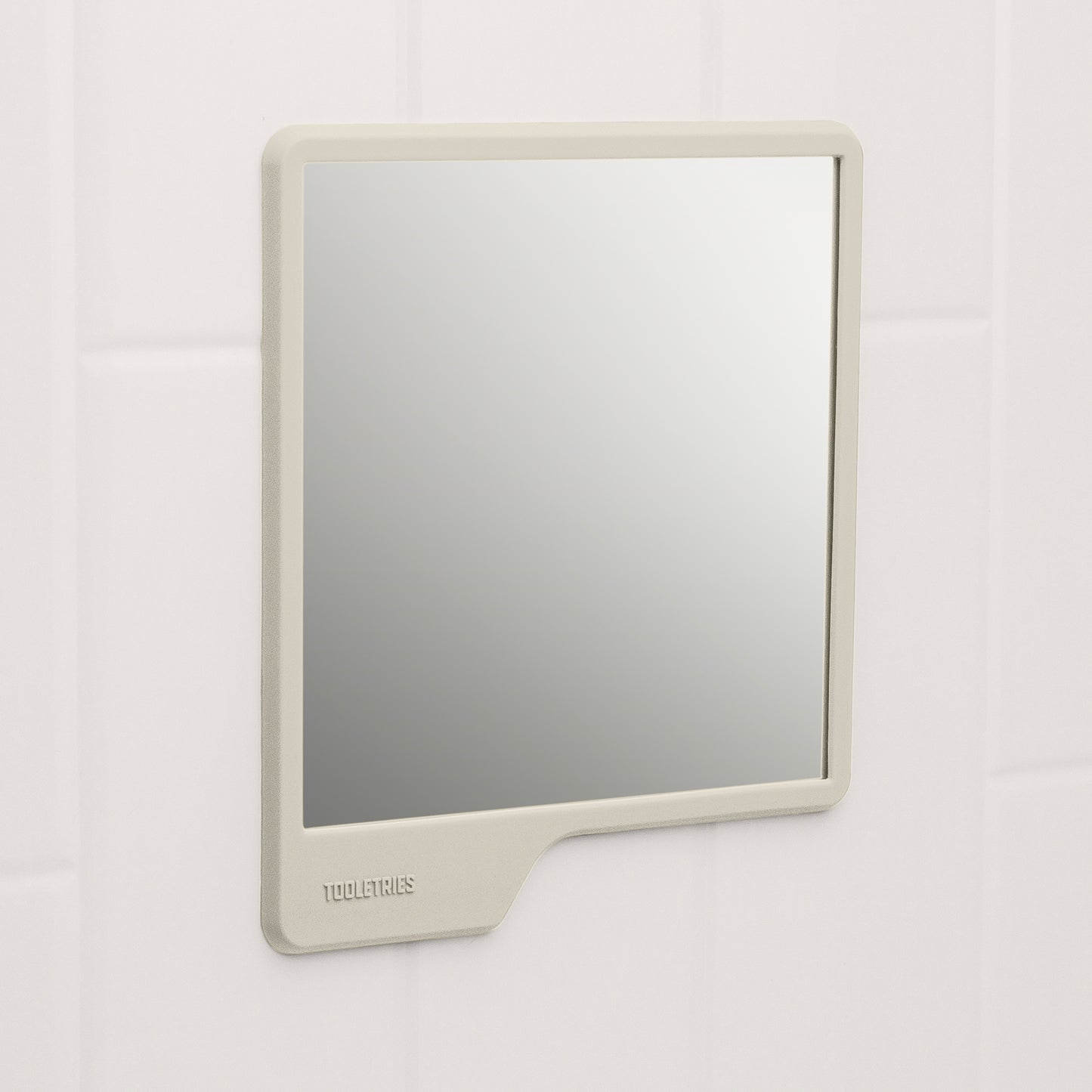 The Oliver Shower Mirror Sand